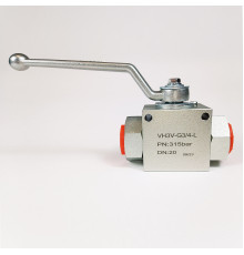 Кран шаровый трехходовой VH3V-G3/4-L HFD резьба G3/4" до 315 бар тип L