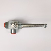 Кран шаровый трехходовой VH3V-G3/8-L HFD резьба G3/8" до 500 бар тип L