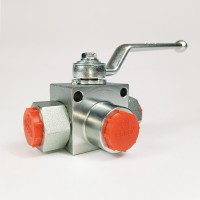 Кран шаровый трехходовой VH3V-G1/2-L HFD резьба G1/2" до 500 бар тип L