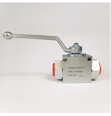 Кран шаровый трехходовой VH3V-G3/4-T HFD резьба G3/4" до 315 бар тип T