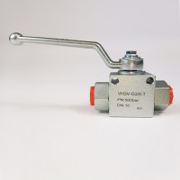 Кран шаровый трехходовой VH3V-G3/8-T HFD резьба G3/8" до 500 бар тип T