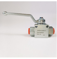 Кран шаровый трехходовой VH3V-G3/8-T HFD резьба G3/8" до 500 бар тип T