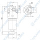 Напорный фильтр HPM281F10XNR OMT 1/2 BSP, 10 мкм, с бапасом 6 бар