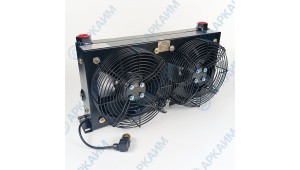 Маслоохладитель KY-100TL, до 100л/мин, с двумя вентиляторами 380В с реле на 50 °С