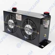 Маслоохладитель KY-60TL (AH0608TL-CA), до 60л/мин, с двумя вентиляторами 12В без реле