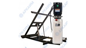 Мини станция для самосвальной установки ножничного типа