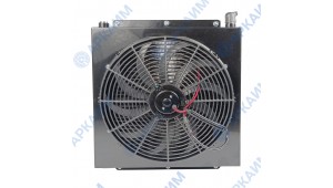 Маслоохладитель МО3-Л 140 л/мин с вентилятором 12 или 24 В Маслоохладитель МО3-Л 140 л/мин с вентилятором 12 или 24 В