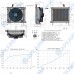 Маслоохладитель МО3K до 140 л/мин 220/380В с обратным клапаном 6 бар
