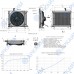 Маслоохладитель МО3K до 140 л/мин с вентилятором 12 или 24В