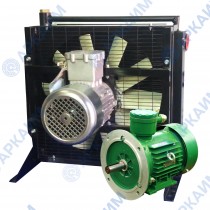 Маслоохладитель МО4КВЗ/АИМЛ до 160 л/мин с аварийным клапаном на сброс давления свыше 6 бар