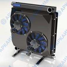 Маслоохладитель МО5КВ/94 150-180 л/мин 12/24В, со скрытым предохранительным клапаном на сброс давления свыше 6 бар, Высокий теплосъём