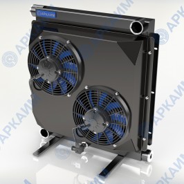 Маслоохладитель МО5КВ/94 150-180 л/мин 12/24В, со скрытым предохранительным клапаном на сброс давления свыше 6 бар, Высокий теплосъём Маслоохладитель МО5КВ/94 150-180 л/мин 12/24В, со скрытым предохранительным клапаном на сброс давления свыше 6 бар, Высокий теплосъём