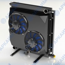 Маслоохладитель МО5К 180 л/мин 12/24В с предохранительным клапаном на сброс давления свыше 6 бар Маслоохладитель МО5К 180 л/мин 12/24В с предохранительным клапаном на сброс давления свыше 6 бар