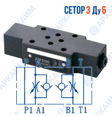 Дроссель модульный  Z2FD6S CETOP 3 / Ду 6 мм