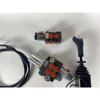 Гидрораспределитель погрузчика с челюстью 02P40(А1К16)V1(1.5)+ID6029+дивертор DSV60 12В, Болгария+Италия