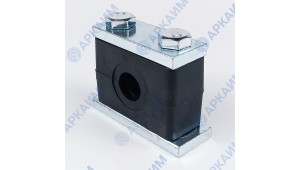 Зажим G1 для трубок и шлангов ⌀ 24 мм усиленный одинарный, колодки нейлоновые