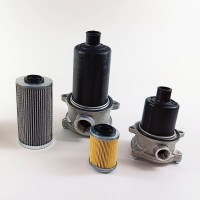 Сливной фильтр OMTF221С10NA OMT 1 1/4 BSP, 10 мкм, с предохранительным клапаном