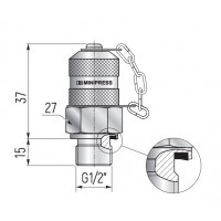  Точка контроля давления BSP 1/2" - M16x2