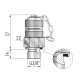 Точка контроля давления BSP 3/8" - M16x2
