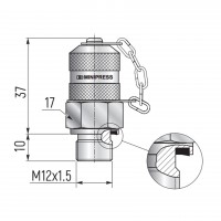  Точка контроля давления M12x1.5 - M16x2