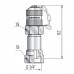  Точка контроля давления G 1/4" гайка - M16x2