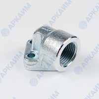 Угловой фланец OMT RPA1-012-M, 30*30, 1/2BSP, M6*20, OMT Италия