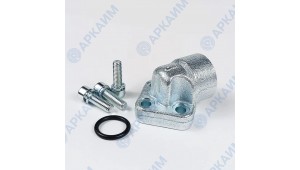 Угловой фланец OMT RPA1-012-M, 30*30, 1/2BSP, M6*20, OMT Италия