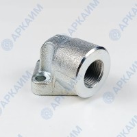 Угловой фланец OMT RPA2-012-M, 40*40, 1/2BSP, М8*25, OMT (Италия)
