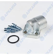 Угловой фланец OMT RPA2-012-M, 40*40, 1/2BSP, М8*25, OMT (Италия)