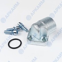 Угловой фланец OMT RPA2-034-M, 40*40, 3/4BSP, М8*25, OMT (Италия)
