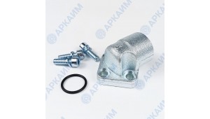 Угловой фланец OMT RPA2-012-M, 40*40, 1/2BSP, М8*25, OMT (Италия)