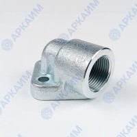 Угловой фланец RPA3-100В-M, 56*56, 1BSP, М10*30, OMT (Италия)