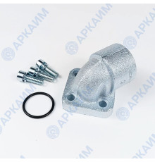 Угловой фланец RPA35-114М10-M, 62*62, 1 1/4BSP, М10*30, OMT (Италия)