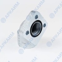 Угловой фланец RPA35-114М10-M, 62*62, 1 1/4BSP, М10*30, OMT (Италия)