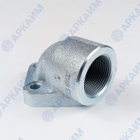 Угловой фланец RPA35-114М10-M, 62*62, 1 1/4BSP, М10*30, OMT (Италия)