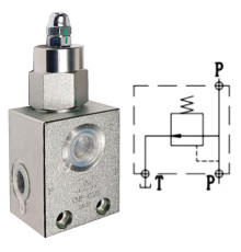 Клапан предохранительный VMP 1/2" 10-180 бар Китай