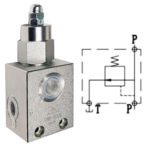 Клапан предохранительный VMP 1/2" 10-180 бар