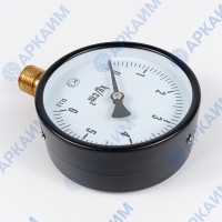 Манометр PG-EC-02, от 0 до 6 кгс/см², ⌀ 100мм, М20*1,5, общетехнический, радиальный