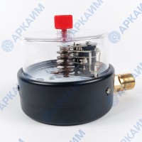 Манометр электроконтактный PG-EC-02, от 0 до 1,6 МПа, ⌀ 100мм, BSP1/2", радиальный