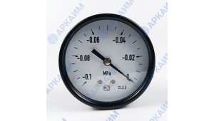 Вакуумметр общепромышленный ТВ310Р от -0,1 до 0 МПа, ⌀ 63мм, 1/4'', осевой Вакуумметр общепромышленный ТВ310Р от -0,1 до 0 МПа, ⌀ 63мм, 1/4'', осевой