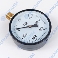 Вакуумметр общепромышленный ТВ510Р от -0,1 до 0 МПа, ⌀ 100мм, 1/2'', радиальный