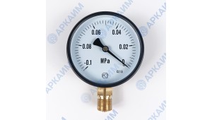 Вакуумметр общепромышленный ТВ510Р от -0,1 до 0 МПа, ⌀ 100мм, 1/2'', радиальный Вакуумметр общепромышленный ТВ510Р от -0,1 до 0 МПа, ⌀ 100мм, 1/2'', радиальный