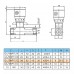 Дроссель с обратным клапаном STU-G1/2 (VRFU  LА-G12)