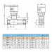 Дроссель с обратным клапаном STU-G1/4'' (VRFU  LА-G08) Китай