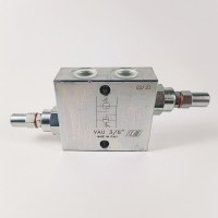 Клапан предохранительный перекрёстный VAU 3/8" 50-250 BAR Клапан предохранительный перекрёстный VAU 3/8" 50-250 BAR