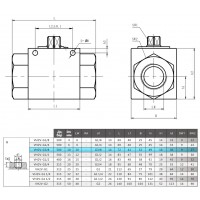 Кран шаровый двухходовой VH2V-G3/8 HFD резьба G3/8" до 500 бар Кран шаровый двухходовой VH2V-G3/8 HFD резьба G3/8" до 500 бар