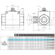 Кран шаровый трехходовой VH3V-G3/8-T HFD резьба G3/8" до 500 бар тип T