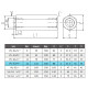 Клапан обратный гидравлический VU-G3/4 HFD до 400 бар открытие 0,5 бар