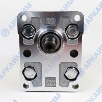 Мотор гидравлический Vivoil X2M4301ABBF (XV-2M/06) 6 см3, BSP1/2 ⇄ BSP1/2 реверсивный до 260 бар, 2 гр, вал Ø15, еврофланец Ø36,5