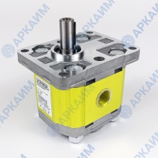 Гидромотор Vivoil X2M4301ABBF (XV-2M/06) 6 см3, BSP1/2 ⇄ BSP1/2 реверсивный до 260 бар, 2 гр, вал Ø15, еврофланец Ø36,5
